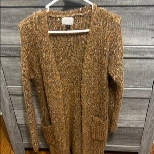 Cozy Brown Knit Women's Sweater